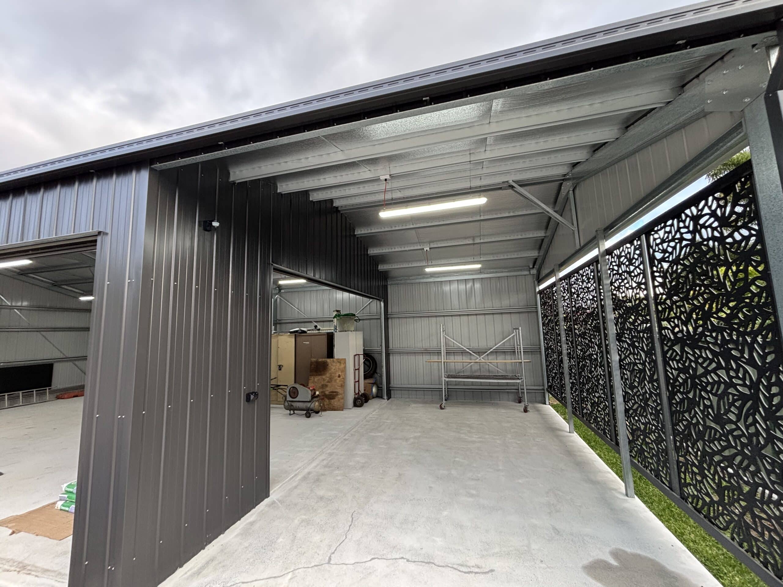 Electrical Shed Wiring of a 4 Bay Shed with LED Batten Lights - HSJ Electrical