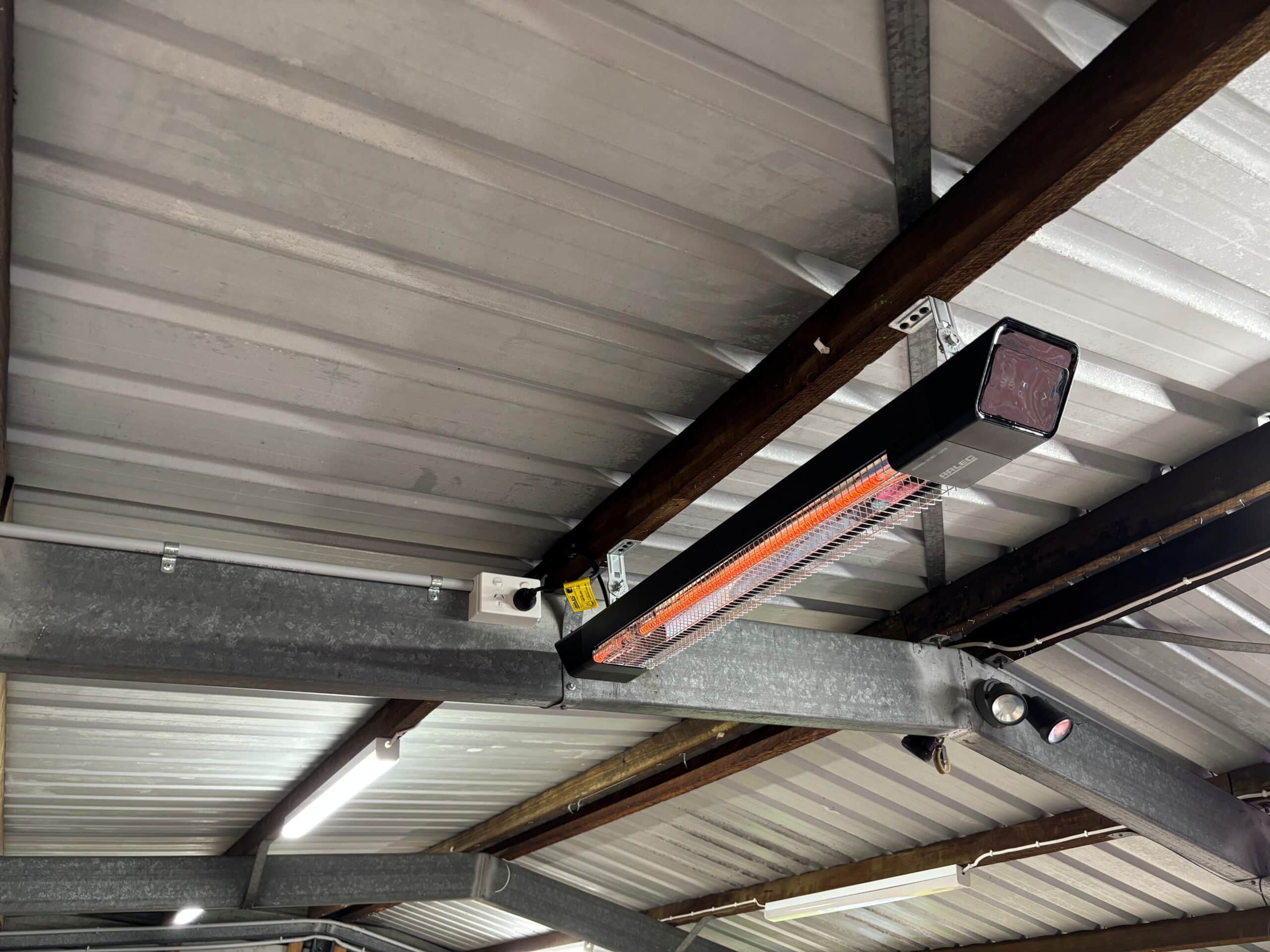 Electrical Shed Wiring - Shed Strip Heater - HSJ Electrical & Air